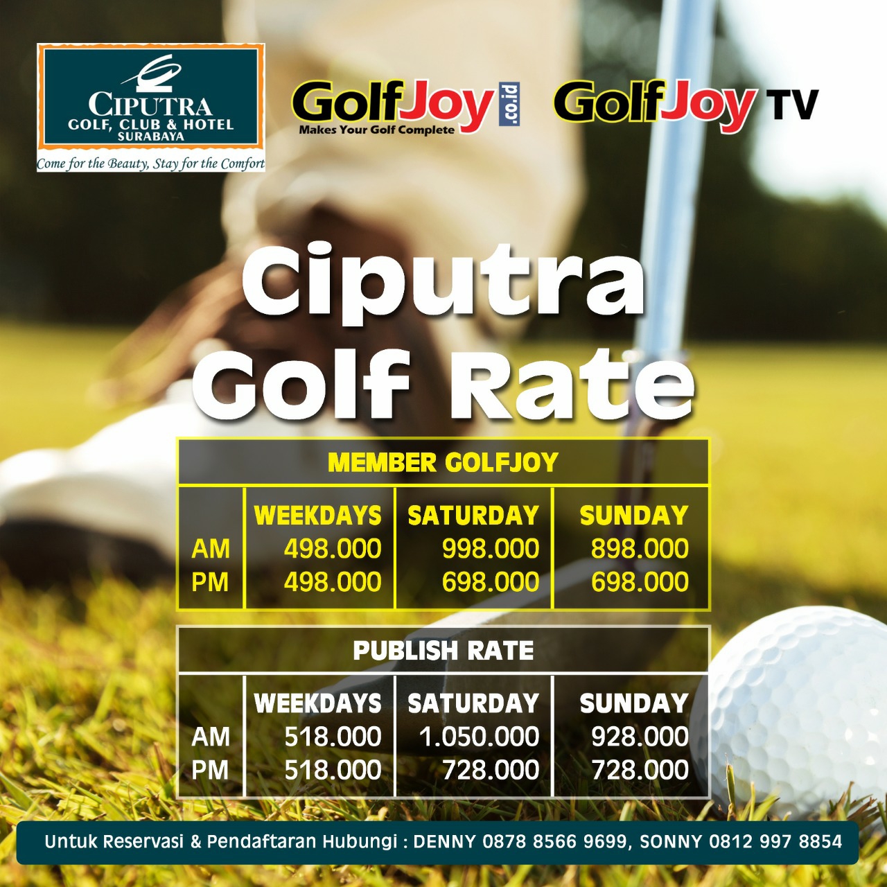 GolfJoy & Ciputra Golf Surabaya GOLFJOY